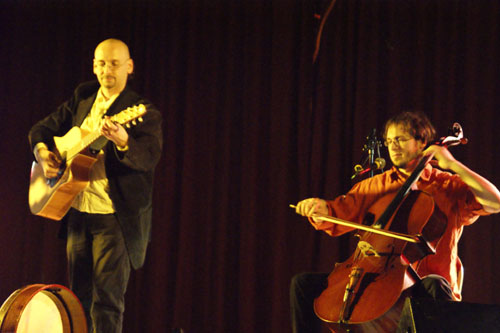 Realta duo chanteur celtique et violoncelliste